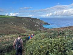 Setting off in sunshine